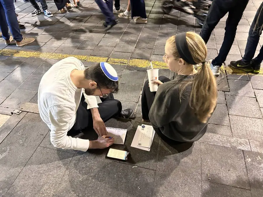 Eindruck von der Straßenmusik in Jerusalem 6